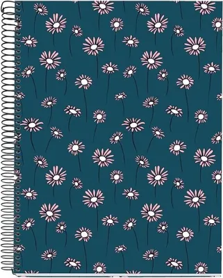 Produktbild von Miquelrius Notizbuch Blue Daisies A4 liniert 120 Blatt