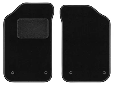 Imagen del producto de Alfombrillas de moqueta para MG F / TF 2007-2011 (cupé/cabrio) – juego de 2 piezas, negras, a medida – Wielganizator LUX