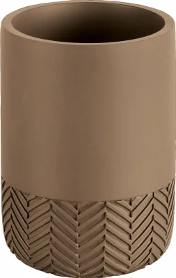 Produktbild von Kleine Wolke Zahnputzbecher HERRINGBONE Kaschmirfarben