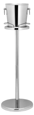 Produktbild von Champagnerkühlerständer Sektkühlerständer Weinkühlerständer - 69 cm - Edelstahl - Hochglanz