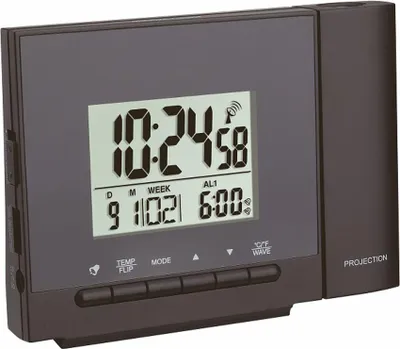 Produktbild von Funk-Projektionswecker mit Temperatur 60.5013.01 TFA Dostmann