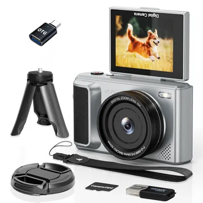 Obrázek produktu pro Digitální kamera 4K s 2,8palcovým otočným displejem a 16x zoomem