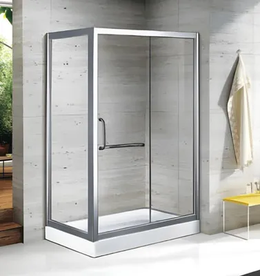 Obrázok produktu pre Dizajnová sprcha Komfortná sprcha Sprchový kút Posuvné dvere Sprchový kút 130x100 cm