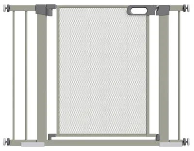 Immagine prodotto di Cancelletto di Sicurezza per Cani Estensibile con Chiusura Automatica 75-103x76 cm Grigio
