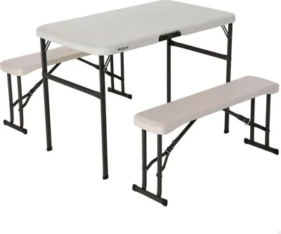 Obrázek produktu pro Lifetime party stůl bistro stůl skládací bílý 107x61x72 cm