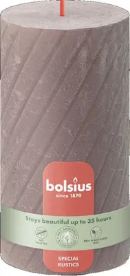 Produktbild von Stumpenkerze "Rustik Twisted Ribbed