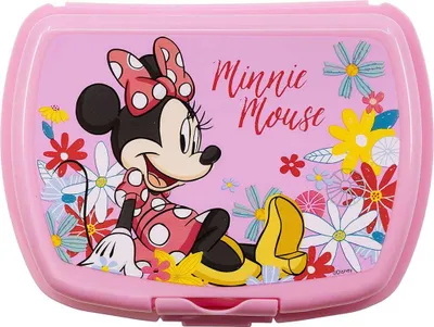 Image de Boîte à goûter Minnie rose