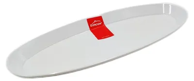 Productafbeelding van Lacor 63589 – Klassiek melamineservies voor vis, 57x24x4 cm – Wit
