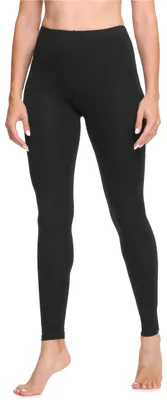 Produktbild von Ladeheid Damen Lange Leggings aus Baumwolle LA40-133 (Schwarz, L)