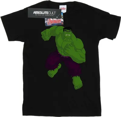 Produktbild von Hulk - T-Shirt für Damen BI378 (XXL) (Schwarz)