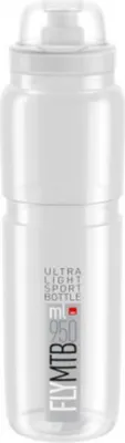 Produktbild von Elite Trinkfl. Fly Mtb 950 Ml Klar/Grau transparent,grau