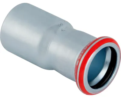 Image de Réducteur Geberit GE Mapress en acier au carbone, avec extrémité à emboîter, d15 x 12 mm, 1 pièce