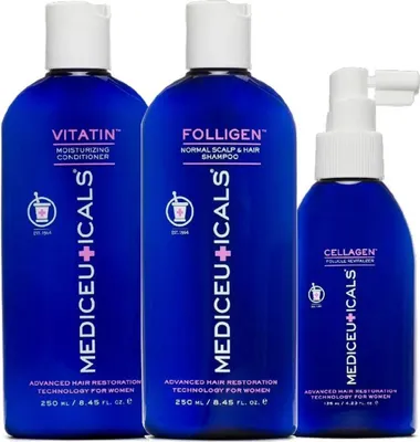 Imagen del producto de Mediceuticals set for woman, fine, thinning hair 625ml