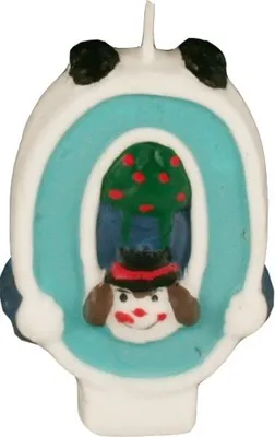 Produktbild von Zahlenkerze 8 cm Kinder-Geburtstag, Zahl:4