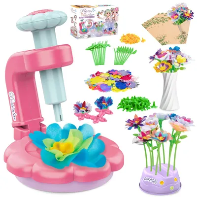 Produktbild von Knutselset Kinder Bastelset DIY Blumenpresse, 1 Set, für Kinder 4-8 Jahre