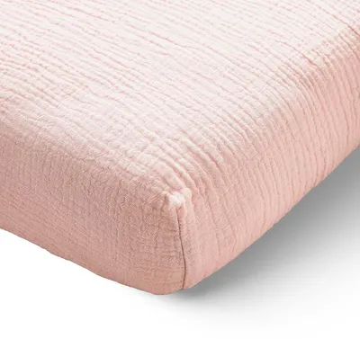 Produktbild von Petite Amélie Spannbettlaken 70x140 cm Musselin Musselin - 70x140 cm - Rosa