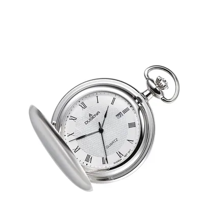 Produktbild von Dugena 4288041-1 Taschenuhr Savonette mit Kette Uhr Herrenuhr Datum
