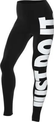 Produktbild von Nike Leggings Damen schwarz lang, Farbe:Schwarz, Größe:L