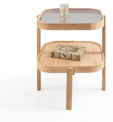 Obrázok produktu pre Skye Decor, kvalitný príkonový stolík (3 kusy) – farba saphir, 100% dubové drevo