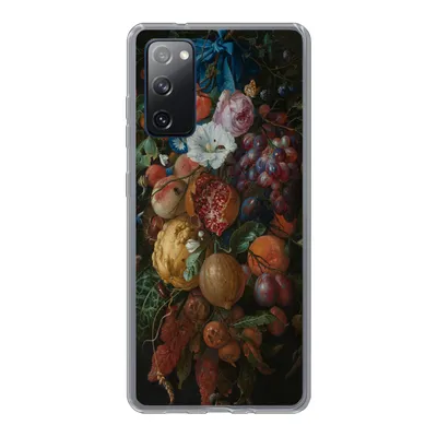 Produktbild von MuchoWow® Handyhülle Schutzhülle Hülle für Samsung Galaxy S20 FE Früchte und Blumen - Gemälde von Jan Davidsz. de Heem Silikon Softcase Handy Hülle - Abdeckung