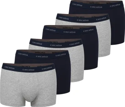 Produktbild von CECEBA Herren Pants Unterhosen blau uni 6er Pack Größe: 7