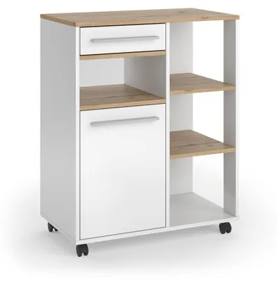 Produktbild von Küchenbuffet Vicco Pure Weiß/Artisan-Eiche 72.2 x 90.8 cm, Model 59934