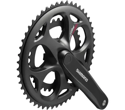 Obrázek produktu pro Kliková sada 7/8 rychlostí Shimano Tourney FC-A070 Compact 170/50-34T se čtyřhrannou osou - černá