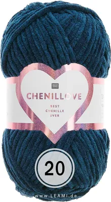 Produktbild von Creative Chenillove Rico Chenille (100g/110m) 20 marine