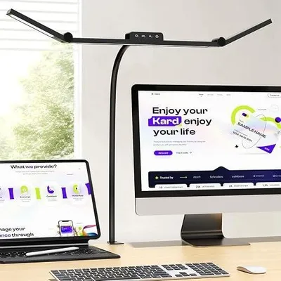 Zdjęcie produktu dla Lampka biurkowa LED ściemniana elastyczna do nauki pracy biuro