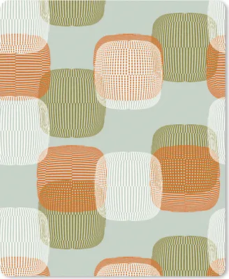 Produktbild von MuchoWow® Mauspad Mousepad Retro - Muster - Pastell 19x23 cm - Mousepads - Maus Mat - Pad - Mausunterlage - Mauspads - Spielen