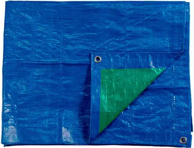 Imagen del producto de Lona protectora EDM 74996, color azul, 90 g/m², dimensiones 10 x 15 metros