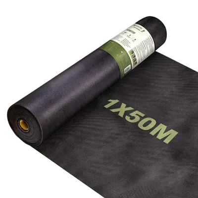 Immagine prodotto di Velo per erbacce resistente ai raggi UV e agli strappi 150g/m² 1x50 m Traspirante e resistente agli strappi per serre o giardini Nero HerbStop