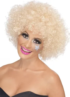 Produktbild von Disco Dauerwelle Perücke hellblond
