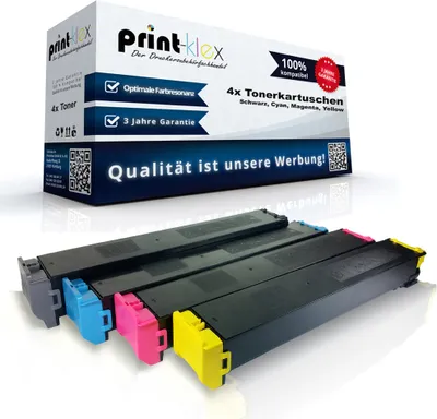 Produktbild von 4x kompatible Tonerkartuschen für Sharp MX2610 MX2610N MX2615N MX2640N MX3110N MX36GTBA MX36GTCA MX36GTMA MX36GTYA MX36 MX 36 Schwarz Cyan Magenta Yellow - Sparset - Eco Office Serie
