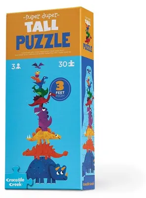 Zdjęcie produktu dla Crocodile Creek – puzzle z dinozaurami, 30 elementów – zabawka edukacyjna dla dzieci