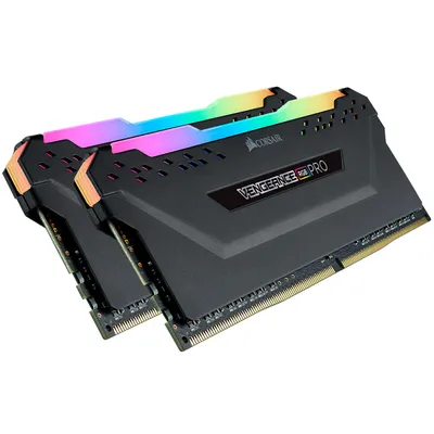 Produktbild von Corsair Vengeance RGB Pro CMW32GX4M2C3200C16, 32 GB, 2 x 16 GB, DDR4, 3200 MHz, 288-pin DIMM