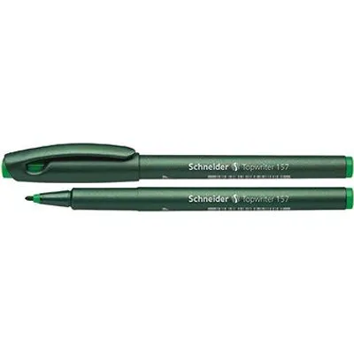 Produktbild von Schneider Faserschreiber Topwriter 157 grün, Strichstärke ca. 0,8mm
