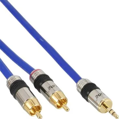 Productafbeelding van InLine 89938P, Samec, 3,5 mm, Samec, 3 meter, Blauw