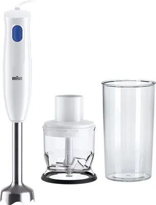 Immagine prodotto di BRAUN Stabmixer Set MQ10.201.M 450Watt weiß/blau
