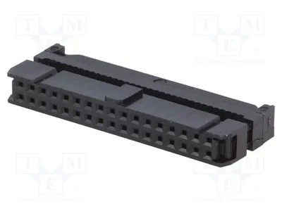 Image de 2 connecteurs pour câble plat de 1,27 mm, type AWP-34, connecteur femelle, 34 broches