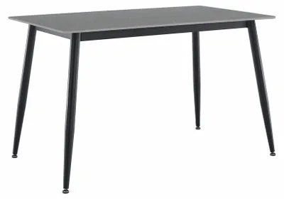Obrázek produktu pro Kondela Jídelní stůl Florenc Typ 1 121x71 cm - šedý mramor / černá