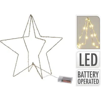 Immagine prodotto di - coox | stella con LED | 37 cm, oro