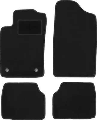 Image de Tapis en velours noir pour : Peugeot 405 berline, break (1987-1996)