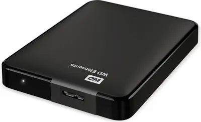 Immagine prodotto di Disco rigido esterno portatile WD Elements da 4 TB, 2,5", USB 3.0, nero