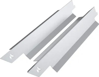 Produktbild von Gasgrill Edelstahl Brennerabdeckung passend für Enders Kansas 2 Pro 3, Pro 4, Farbe:2 Leisten Gebürstet Flame