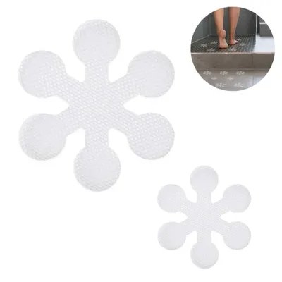 Produktbild von Anti Rutsch Sticker， Aufkleber Rutschstopper für Dusche Badewanne Treppen Schneeflocke Antirutsch Sticker Sicherheit im Badezimmer