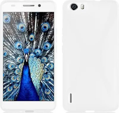 Produktbild von Cadorabo Handyhülle für Honor 6 PLUS in Weiß Hülle Schutzhülle TPU Silikon Backcover Case