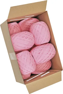 Immagine prodotto di Goldina® 1094 00721 1030 Eiknäuel Raffia - 7 mm x 30 m, rosa
