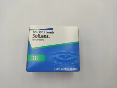 Produktbild von Bausch & Lomb SofLens 38, 6-Pack, Monatlich, 6 Stück(e), 1,4 cm, 0.25 - -9, Polymacon B, 38,6%