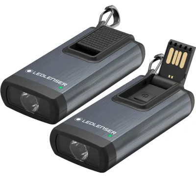 Obrázok produktu pre LED LENSER Svetlo na kľúče LED 400lm 80m Li-Ion IP2X USB-A gr LED LENSER K6R GREY